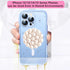 omee Magnetic Suction Cup Phone Mount, Silicone Suction Phone Case Stand for iPhone 15/14/13/12 Series, Mirror Shower Phone Holder, for TikTok Vid...