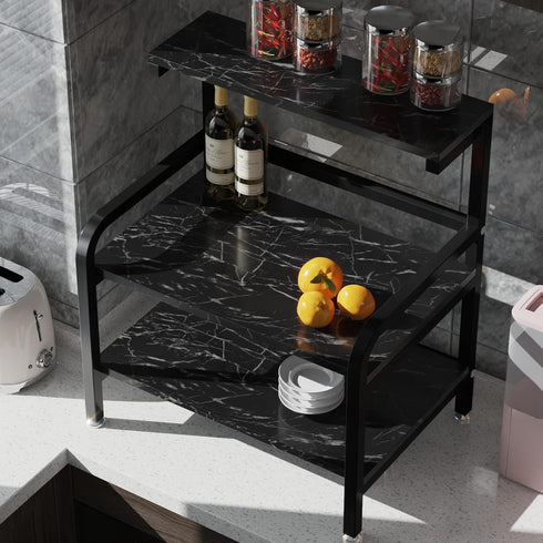 Glossy Black Marble Contact Paper 15.7 x 78.7 Inches Peel and Stick Wallpaper Vinyl Film Self Adhesive Removable Waterproof Wall Paper for Counter...