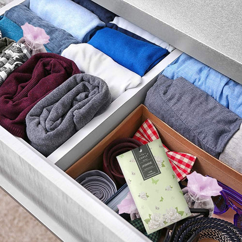14 Packs Jasmine Scented Sachets for Drawers and Closets...