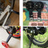 8 Pack Training Wheels Vertical Bracket for Children's Bicycle Stabiliser Support Bar Rod Locating Mount Plate Gasket 23mm+25mm Universal for Kids...