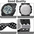 Beeasy Men Digital Sports Watch,Waterproof Watch with Stopwatch Countdown Timer Alarm Function Dual Time Rubber Strap Wrist Watch for Men/Student...