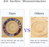 Favonuovy Bead Boards for Jewelry Making Bamboo Bracelet Making Bead Tray 5" 5.5" 6" 6.5" 7" 7.5" All in Inches Wooden Bracelets Sizer Measurement...