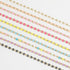 Mixed Color Enamel Cable Rolo Chains Bulk Oil Drip Rainbow Necklace Bracelet DIY Jewelry Making Supplies Gold Plated Brass Chain Roll...