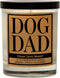 Dog Dad, Kraft Label Scented Soy Candle, Orange, Mango, Goji Berry, 10 Oz. Glass Jar Candle, Made in The USA, Decorative Candles, Funny and Sassy ...