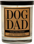 Dog Dad, Kraft Label Scented Soy Candle, Orange, Mango, Goji Berry, 10 Oz. Glass Jar Candle, Made in The USA, Decorative Candles, Funny and Sassy ...