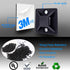 100 PCS 3/4" Black Zip Tie Mounts - Small Self Adhesive Cable Tie Anchors, Wire Management Holders Squares Pad, Perfect for Indoor & Outdoor Cable...