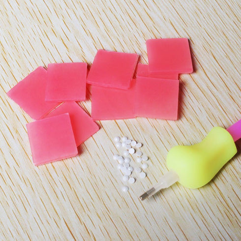 60 Pcs 5D Diamond Painting Glue Clay, Environmental DIY Painting Glue Clay Diamond Painting Glue Clay Wax Embroidery Cross-Stitch Painting Set Too...