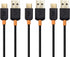 Cable Matters 3-Pack USB to USB C Charging Cable 6.6 ft with 3A Fast Charging in Black for iPhone 15, Samsung Galaxy S23 Ultra, S23, S22, Note 20,...