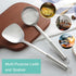 Pleafind 2-Pcs Ladle and Spatula, Soup Ladle and Spatulas, Stainless Steel Spatula and Spoon Sets, Cooking Utensils Set, Wok Spatula and Wok Ladle...
