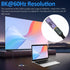 USB C Coupler 2Pack, 40Gbps USB C Female to Female Adapter 240W USB 4 Coupler Type C Coupler 8K@60Hz, 5K@60Hz, 4K@120Hz for iPhone 15 Series, Thun...