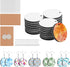 60 Pieces Sublimation Blanks Products, Sublimation Earring Blanks Unfinished Wood Round Earring Pendant with Earring Hooks and Jump Rings Earrings...