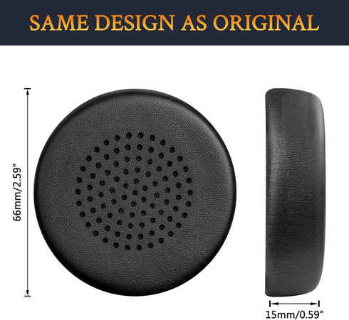 SOULWIT Earpads Replacement for Skullcandy Uproar Wired/Wireless Bluetooth On-Ear Headphones, Ear Pads Cushions with Softer Leather, Noise Isolati...