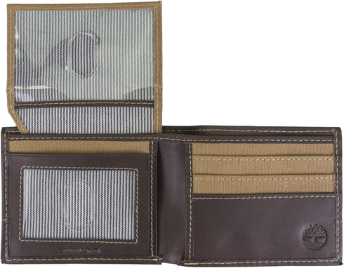 Timberland Men's Baseline Canvas Passcase, Khaki, One Size...
