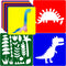 Dinosaur Stencils for Painting Large Animal Stencils for Kids Washable Stencil Set Drawing Stencils Kids Stencils Art Stencils Plastic Stencils fo...