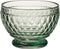 Villeroy & Boch Boston Colored Individual Bowl, Green, 4.5" Diamond Faceted Crystal...