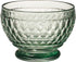 Villeroy & Boch Boston Colored Individual Bowl, Green, 4.5" Diamond Faceted Crystal...