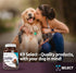 SAM-e for Small and Medium Adult Dogs, 60 Tablets, 90mg Active S-Adenosyl L-Methionine, SAM-e Supplement for Dogs, Hepatic Health, Cognitive Suppl...