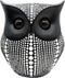 Resin Owl Statue Home Decor - Black Owl Sculpture, Bird Statue, Small Accents for Bedroom, Office, Garden, Bookshelf, TV Stand Figurines(Black)...