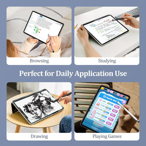 Stylus Pens for Touch Screens, 2-in-1 Magnetic Stylus Pen High Precision & Sensitivity Capacitive Stylus for iPad iPhone Samsung Galaxy Kindle Tab...