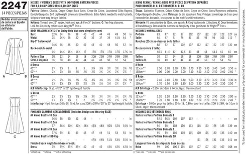 Simplicity Amazing Fit Collection Women's Summer Dress Sewing Pattern, Sizes 20W-28W...