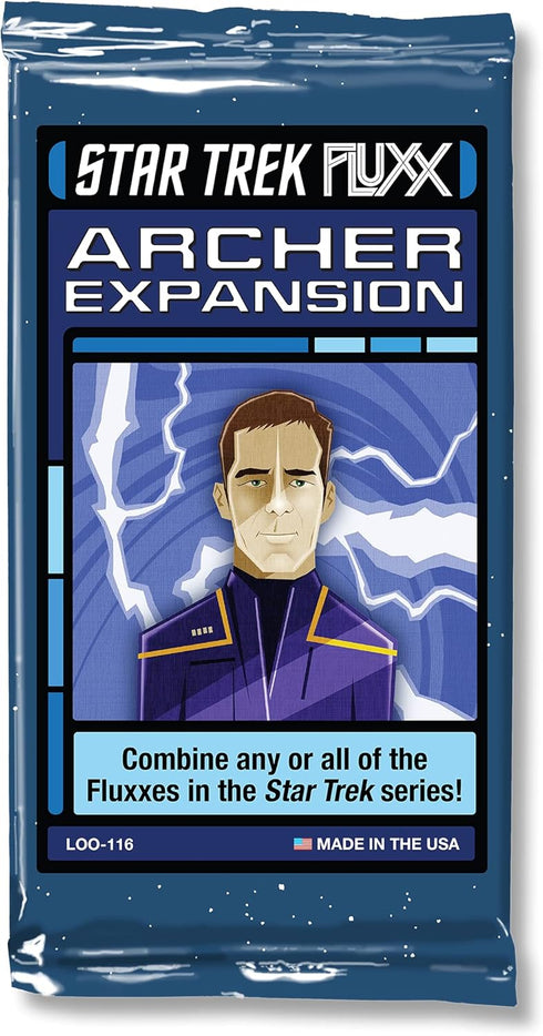 Looney Labs Star Trek Fluxx: Archer Expansion – 2-6 Players – Card Games for Family – 5-30 Mins of Gameplay – Games for Family Game Night – Card G...