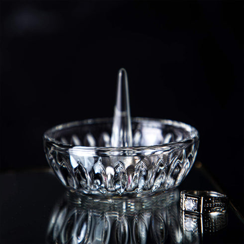 H&D HYALINE & DORA Crystal Ring Holder Dish...