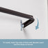 Kenney 514 Single Curtain Rod, 28 to 48-Inch, Espresso...