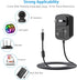 for Netbook Tablets Baby Monitor Victrola Record Player TV Box 120V-240V to 5V 3A DC Power Adapter 15W Supply Charger Cord 5Volt 2.8A 2.5A 2A 1A A...