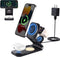 3-in-1 Wireless Charging Station for iPhone 15/14/13/Plus/Pro/Pro Max/12 & AirPods 3/2/Pro & Apple Watch & Mag-Safe Case, 18W Foldable Fast Magnet...