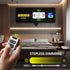 DieseRC Wireless LED Light Strip Dimmer Switch DC 5V~30V 10A Relay Receiver Controller with 2 Remote Controls......