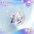 400 Pcs Crystal Cube Beads 6 mm Clear Crystal Square Glass Beads for Necklace Bracelet DIY Jewelry Crafts Making Supplies (AB Color)...