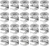 20 Pieces Furniture Cam Lock Fasteners 15mm x 12mm Furniture Cam Lock Nut Connectors Fittings for Cabinet Drawer Wardrobe Panel Connecting...