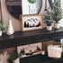12 Pieces Mountain Stencils Pine Tree Stencils for Painting on Wood Reusable Forest Deer Bear Drawing Templates for Wood Burning Furniture Wall Fa...