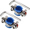 2 Packs Fix Sinking Office Chair, 304 Stainless Steel Gas Lift Cylinder Clamp Holder, Office Chair Saver Kit Adjust Chair Height and Stop Sinking ...