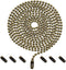 Pull Chain Extension for Ceiling Fans and Light Fixture, 59-inch Long with 6 Matching Connectors (Bronze)...