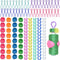 142 Pcs Bobbin Thread Organizing Clips, 70 Bobbin Holder Clips Color Thread Clips Holder, 32 Silicone Holder Bobbin Holders, 40 Bobbin Thread Hold...
