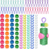 142 Pcs Bobbin Thread Organizing Clips, 70 Bobbin Holder Clips Color Thread Clips Holder, 32 Silicone Holder Bobbin Holders, 40 Bobbin Thread Hold...