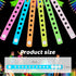 Sotiff 30 Pieces Glow in the Dark Silicone Wristbands Kids Silicone Charm Bracelets Adjustable for Boys and Girls Swimming Identify Shoe Charms Mo...