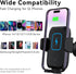 Amlink Wireless Car Charger - 15W Fast Chargeing Cell Phone Holder Car - Auto Clamping Phone Mount Holder for Dashboard Windshield Air Vent Compat...