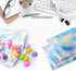 ANZNKU 50 Pack Holographic Bags, 5" x 7" Resealable Small Baggies, Foil Pouch Rainbow Color Packaging Bags for Small Business, Plastic Zipper Bag ...
