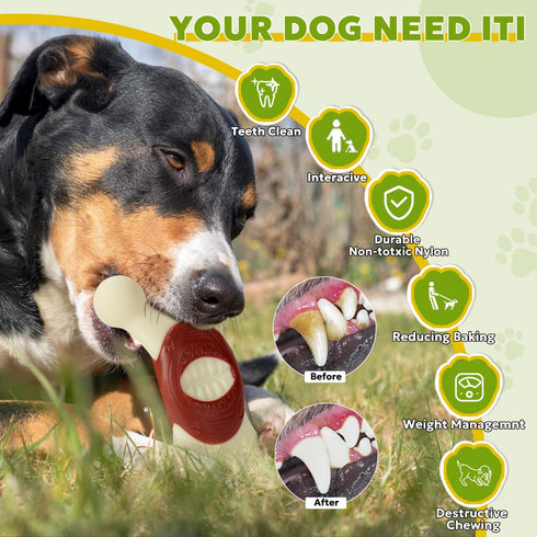 Dog Toys for Aggressive Chewers Indestructible Dog Toys, Durable Tough Dog Chew Toys for Medium and Large Large Breed Dogs?Dog Toys to Keep Them B...