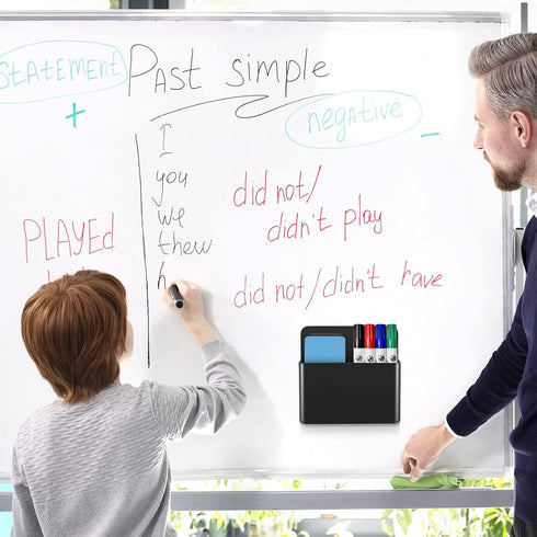 Magnetic Pen Holder,2 Pack Magnetic Dry Erase Marker Holder, Whiteboard Marker Holder, Magnet Pencil Holder, Magnetic Pen Holder for Refrigerator,...