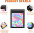 100 Pieces Resealable Mylar Bags, Small Holographic Packaging Bags, Smell Proof Mylar Bags for Food Storage/Jewelry/Eyelash for Small Business (Wh...