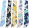 5pcs Creative Leaves Design Bag Handbag Handle Ribbon Scarf Hair Head Band Neck Scarf Neckerchief Scarf Fashion Gifts...