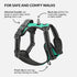 CollarDirect No Pull Reflective Dog Harness with Handle and Front Clip, Adjustible Soft Padded Vest for Small to Large Dogs Training and Walk (Siz...