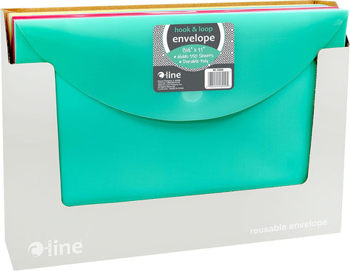 C-Line Reusable Poly Envelope, Side Loading, Letter Size, 1 Envelope, Color May Vary (58000)...