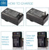 BM Premium LP-E12 Battery and Charger Kit for Canon EOS-M, EOS M2, EOS M10, EOS M50, EOS M50 Mark II, EOS M100, EOS M200, SX70 HS, Rebel SL1 Camer...