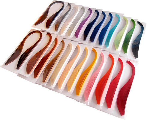 ODETOJOY Quilling Strips 5mm Paper Quilling Set 120pcs Strips 52CM Solid Color Origami Paper DIY Hand Crafts Quilling Paper Strips (Light Gray)...