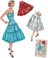 Simplicity US8456D5 1950's Fashion Women's Vintage Slip and Petticoat Sewing Patterns, Sizes 4-12...
