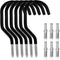 SWANLAKE 6 Pack Heavy Duty Bike Hook, 6 inches, Capacity 100 LBS, Bike Hooks for Garage Wall and Bike Hooks for Garage Ceiling...